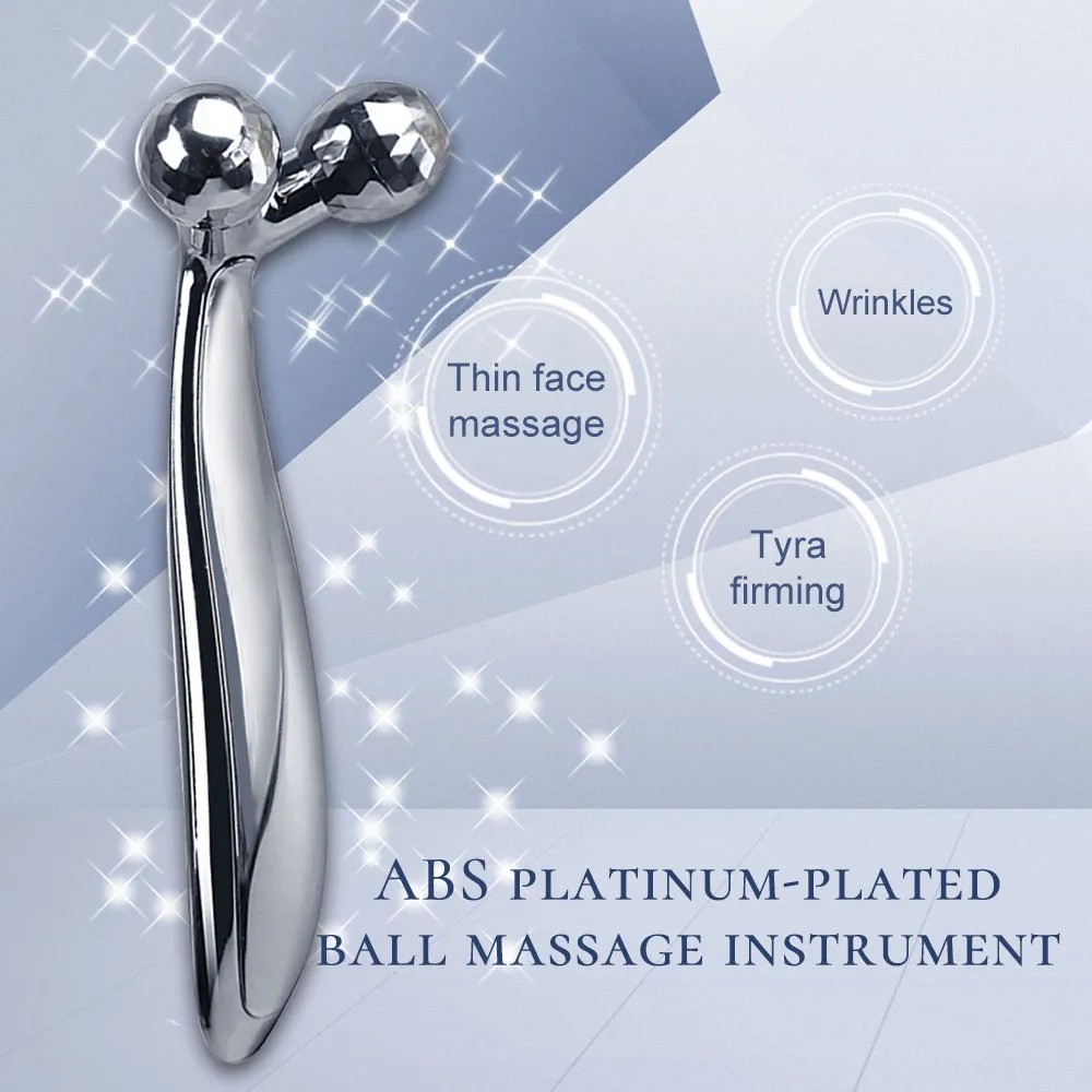3D 4D Roller Massager Face Massage Y Shape view 3