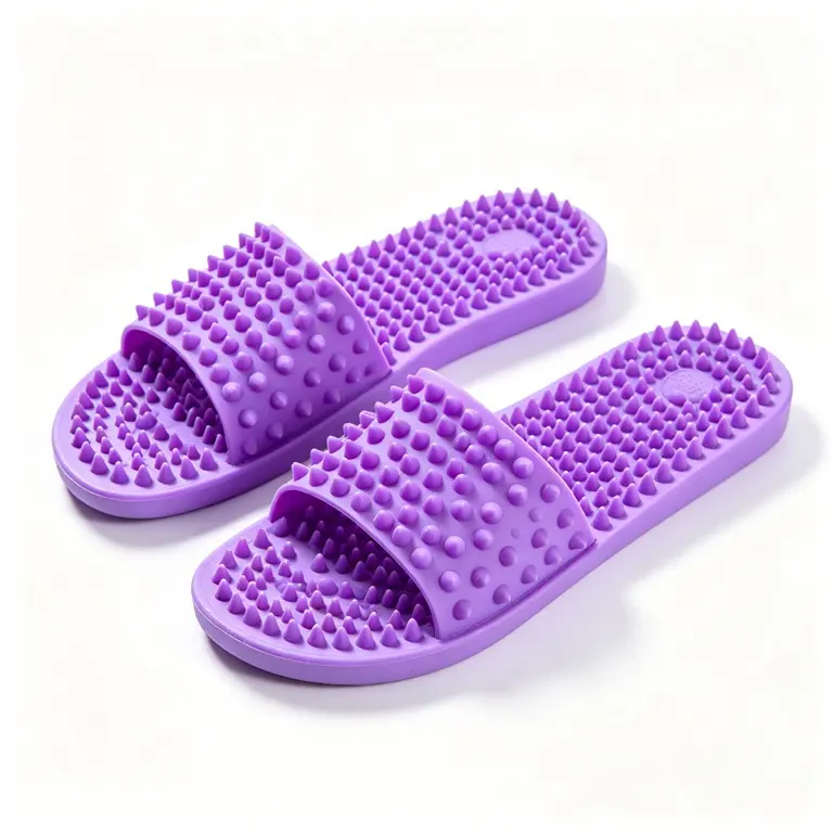 Acupressure Massage Insole Slippers with Hard Spike Stimulation