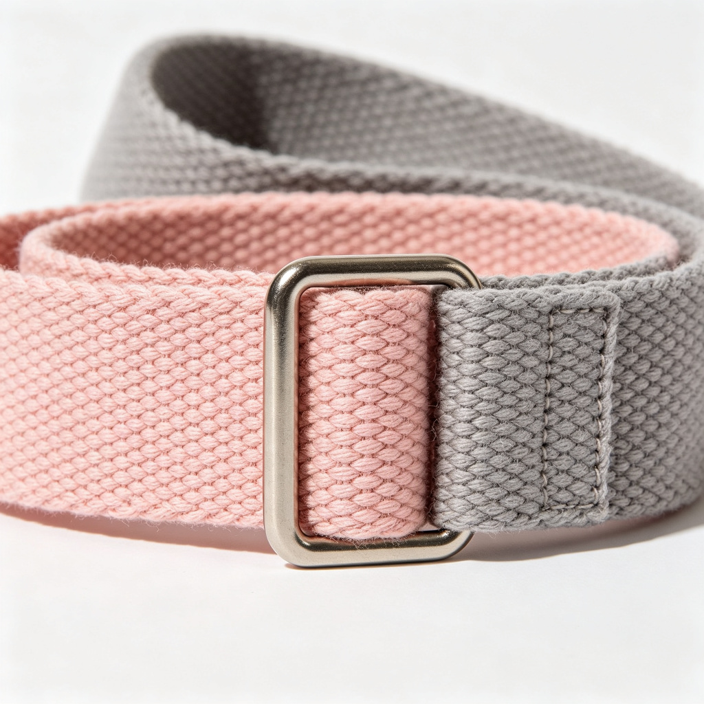 Cotton Yoga Stretching Strap with Loops view 3
