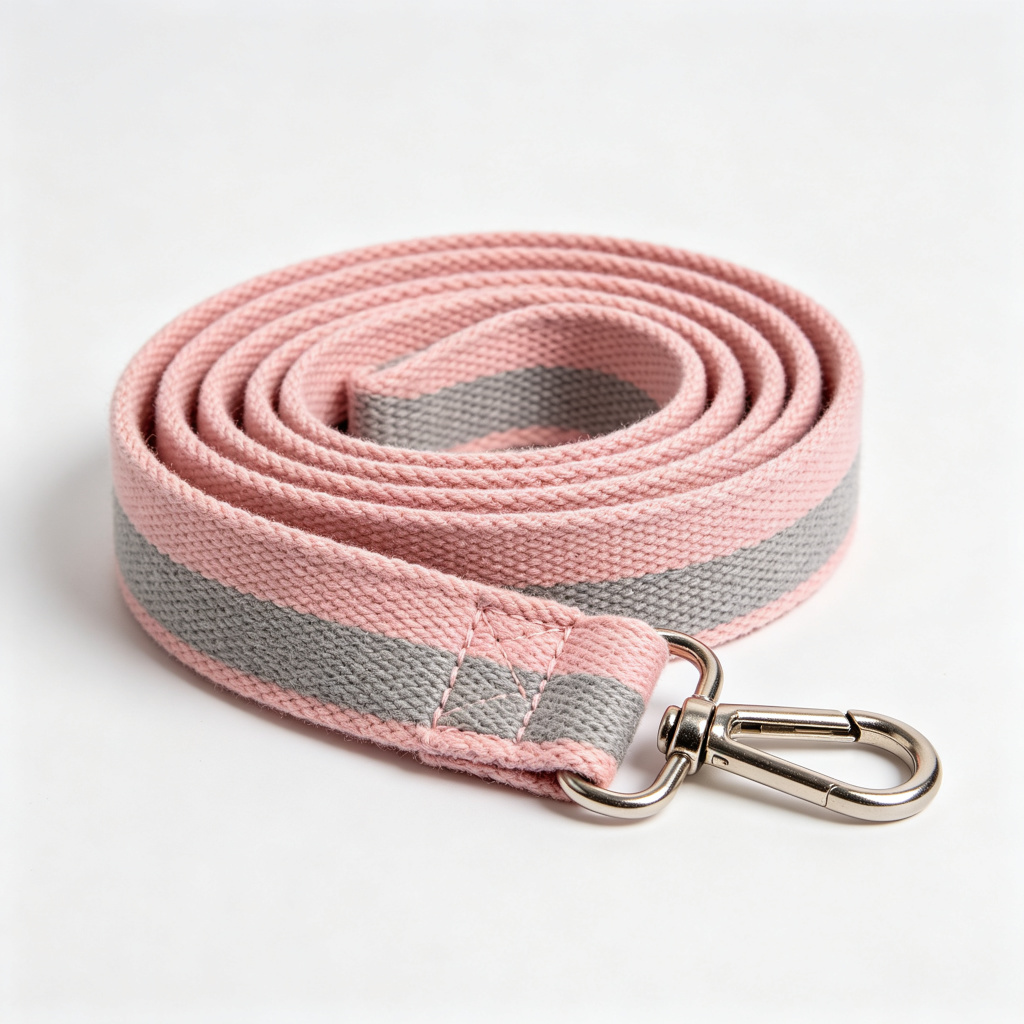Cotton Yoga Stretching Strap with Loops for Flexibility