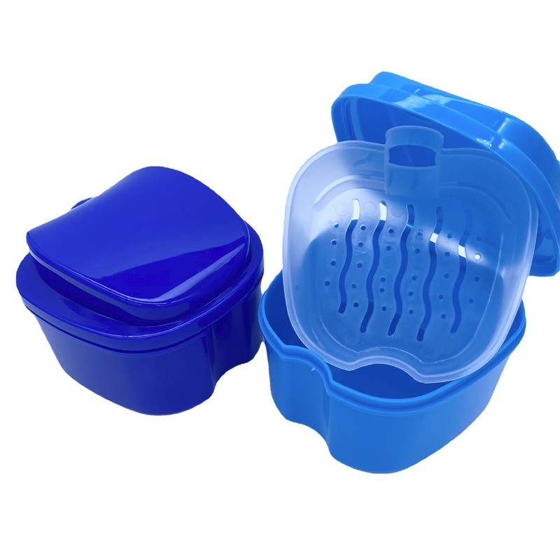 Denture Bath Box Case with Hanging Net view 3