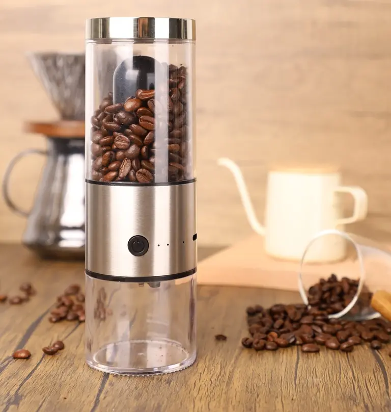 Transparent Style Electric Coffee Grinder