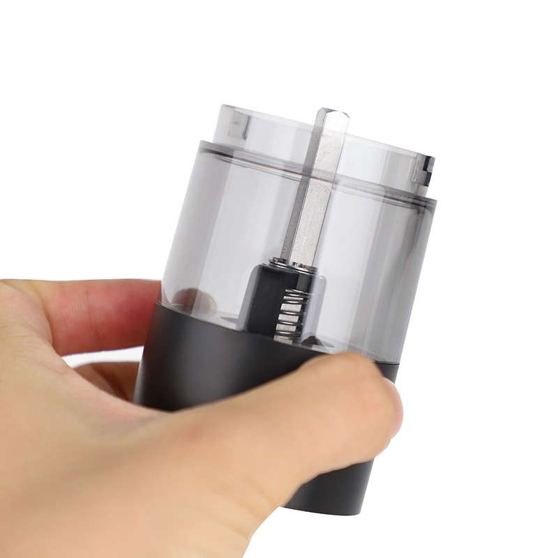 Rechargeable electric salt and pepper grinder set with storage base view 4
