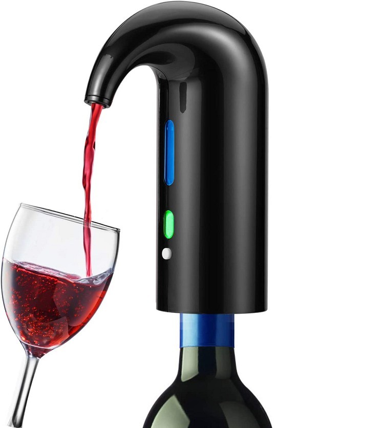 Electric Wine Aerator Air Pumper Dispenser view 3