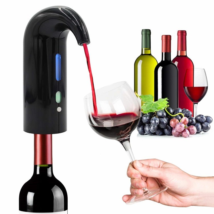 Electric Wine Aerator Air Pumper Dispenser