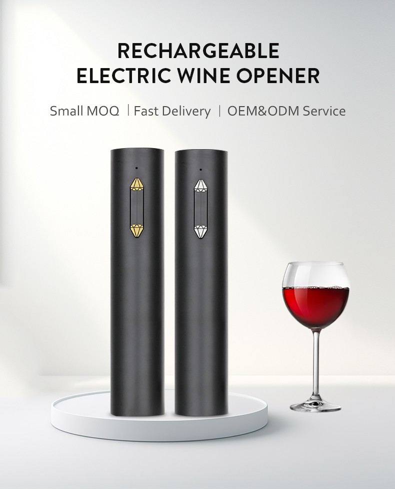 Diamond Rechargeable Electric Wine Opener Corkscrew view 2