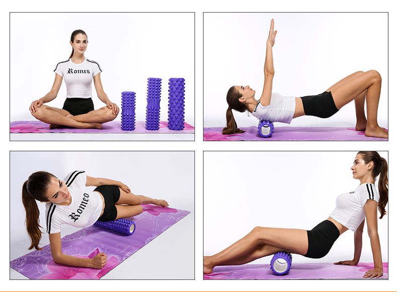 Eco Friendly Fitness column Massage Roller Muscle Relax Block Roller Workout ... view 3