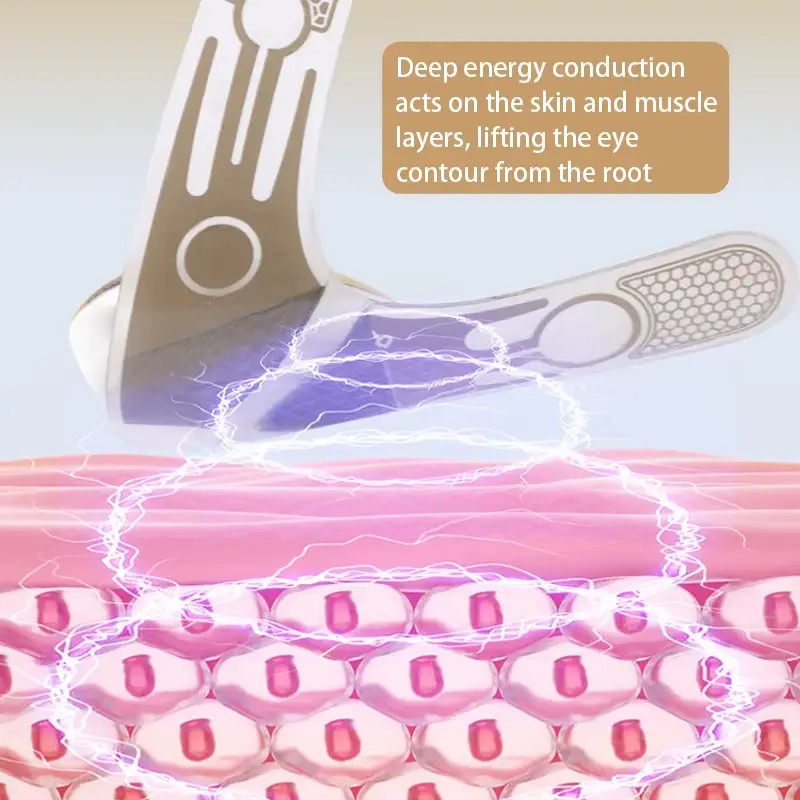 Red Light Therapy Eye Mask Microcurrent Anti-Wrinkle Device view 4