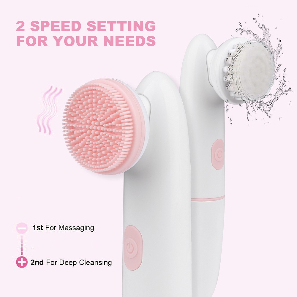 2 in 1 Electric Facial Cleansing Brush view 3