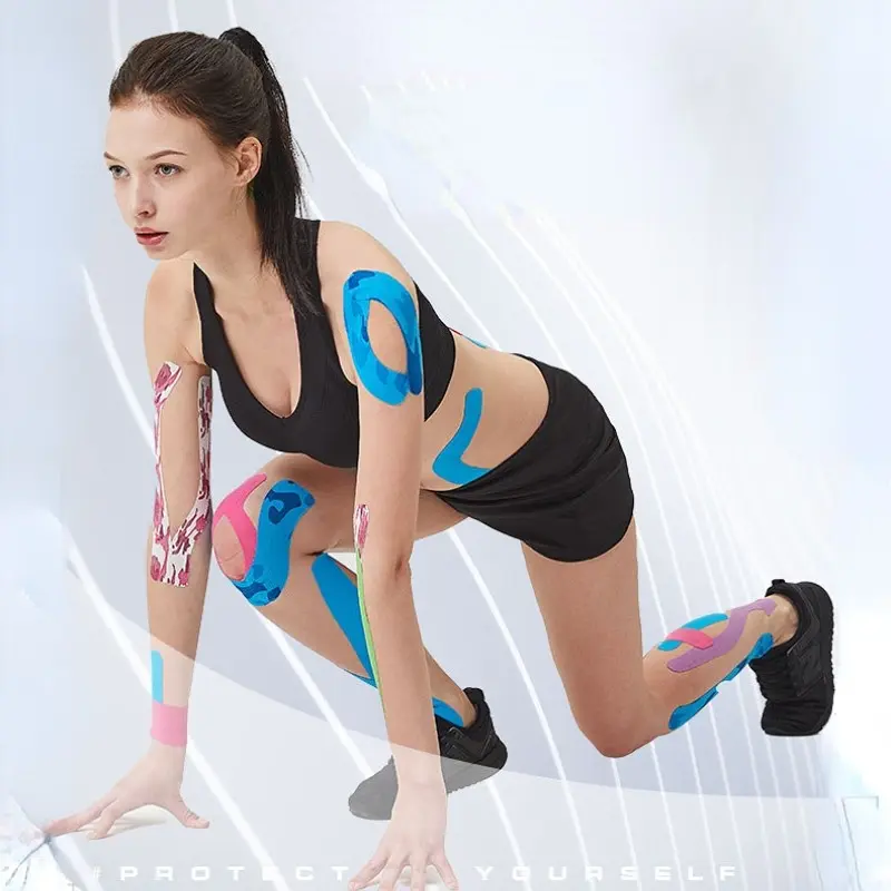 Pure Color Kinesiology Tape for Muscle Support view 2