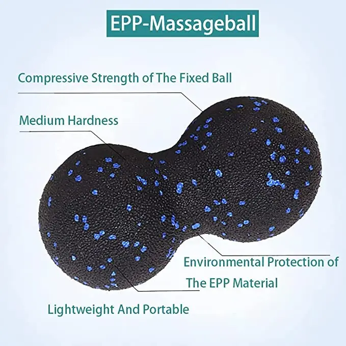 Peanut Massage Ball - Double Lacrosse Ball view 2