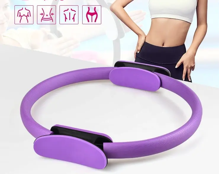 Pilates Ring for Women Set Fitness Equipment at Home Yoga Magic Cir...