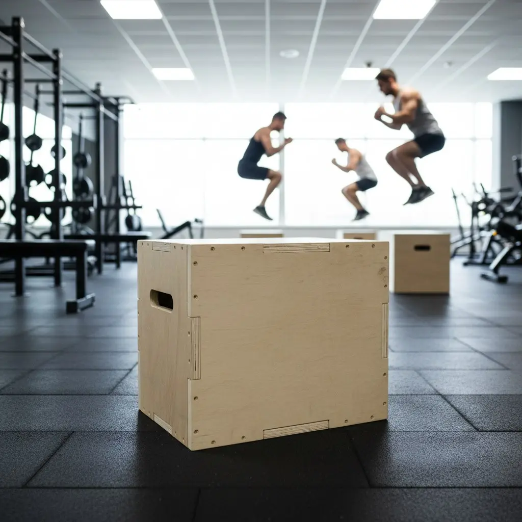 3-in-1 Wooden Plyometric Jump Box Fitness Training Plyo Box view 4
