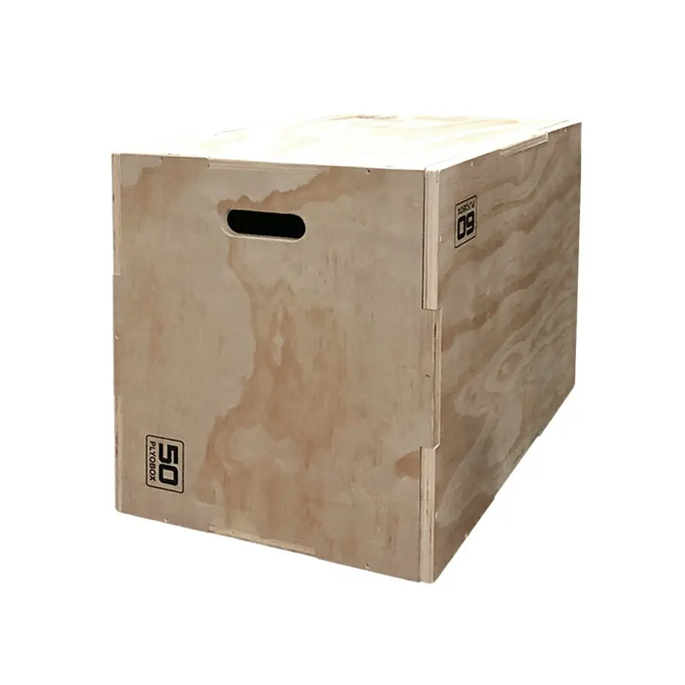 3-in-1 Wooden Plyometric Jump Box Fitness Training Plyo Box view 3