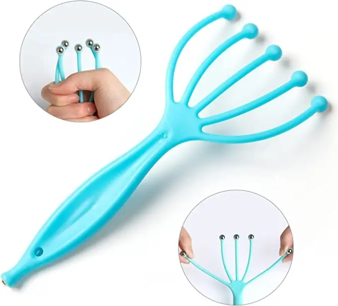 Scalp Massager Hand Held Portable Head Massager view 3