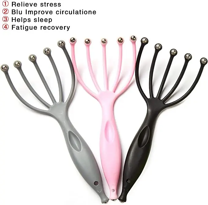 Scalp Massager Hand Held Portable Head Massager view 4