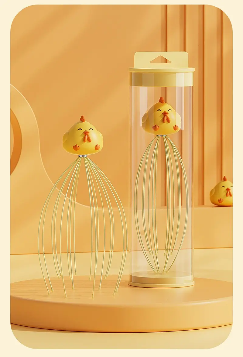 Scalp Massager Tool for Head Massager-Scratcher&Stress Reliever-Мас...