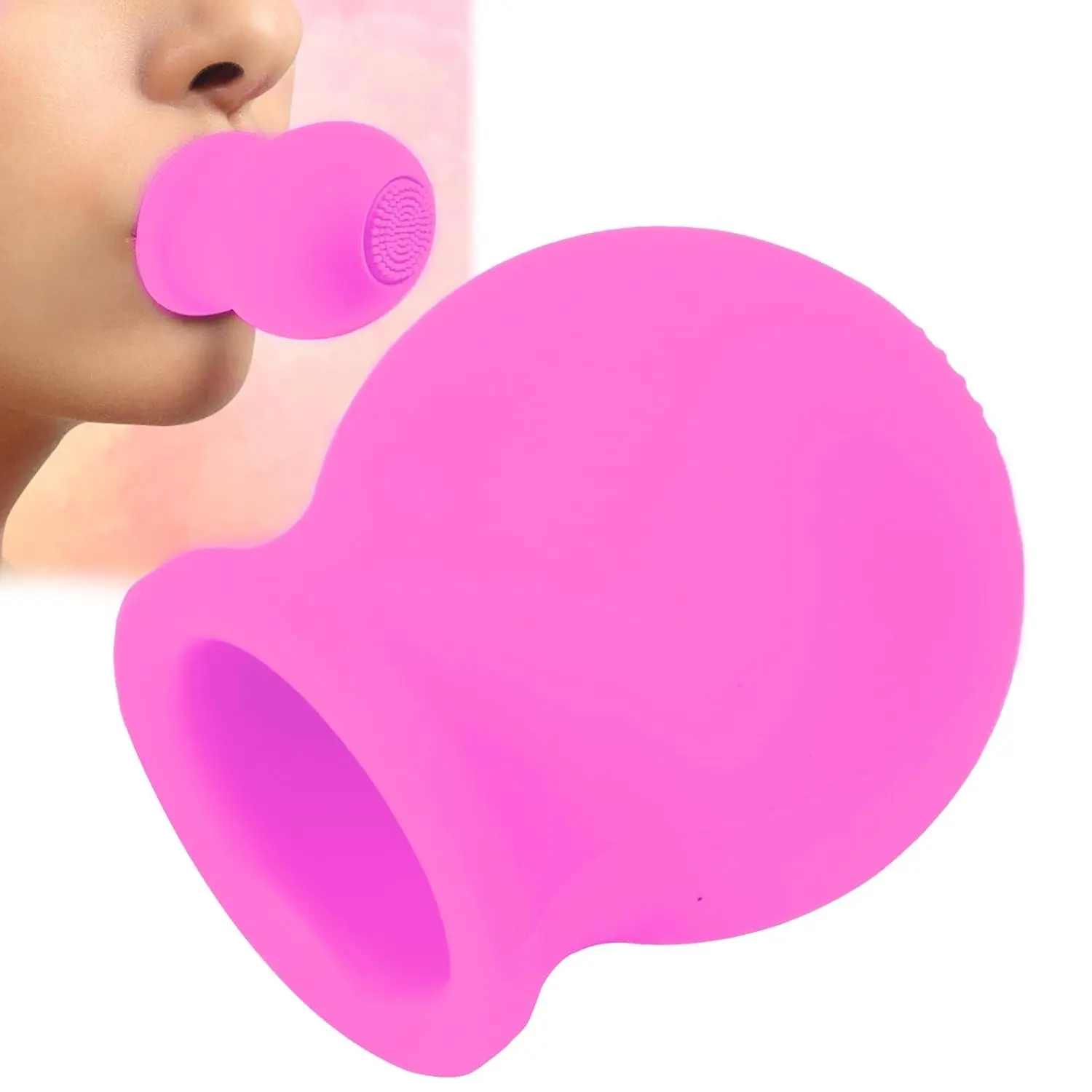 silicone lip pump with the brush