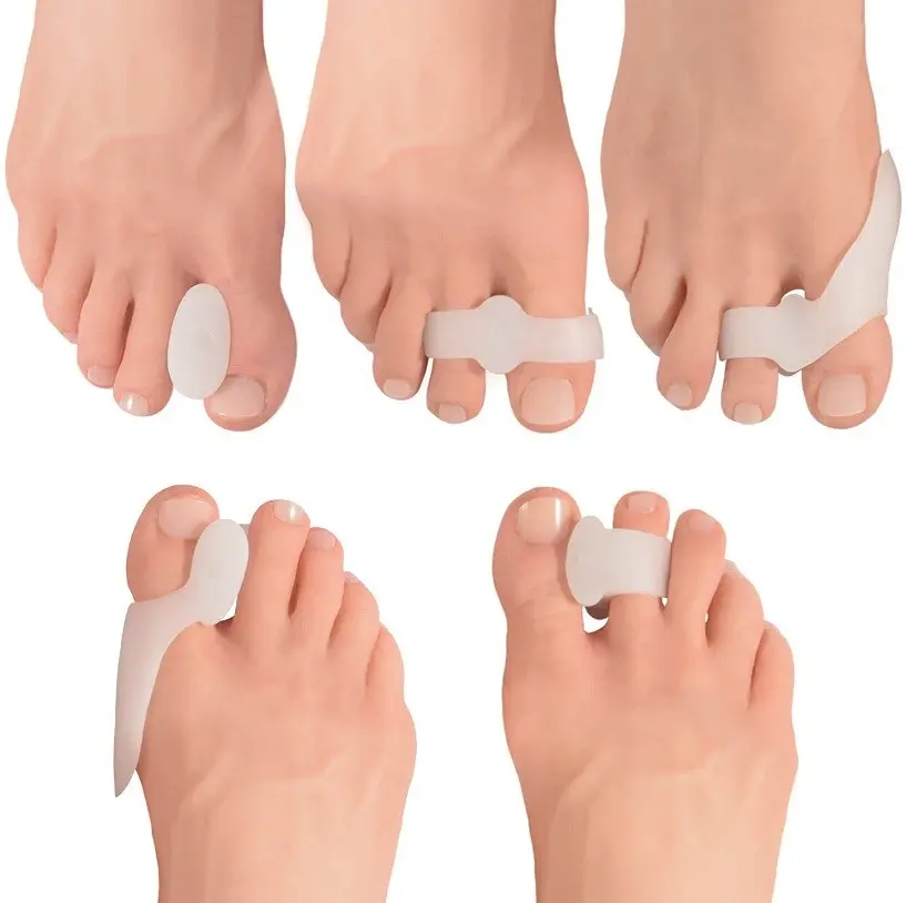 2PCS Silicone Gel Thumb Corrector Bunion Foot Toe Hallux Valgus Protector Sep... view 4