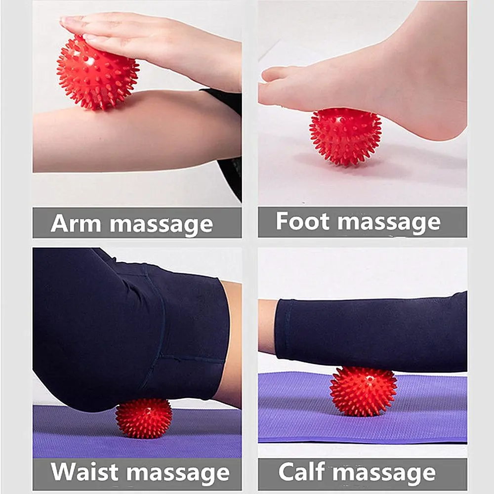 Durable PVC Spiky Massage Ball Trigger Point Sport Fitness Hand Foot Pain Rel... view 2