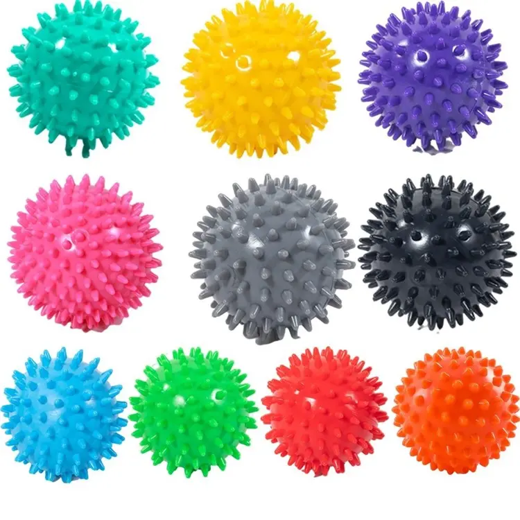 Durable PVC Spiky Massage Ball Trigger Point Sport Fitness Hand Foot Pain Rel... view 4
