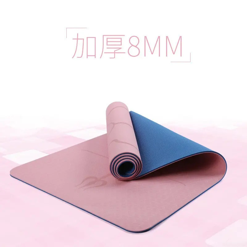TPE Yoga Mat Extra Thick 1/3 Non Slip Yoga Mats for Women Eco Friendly TPE Fi... view 4