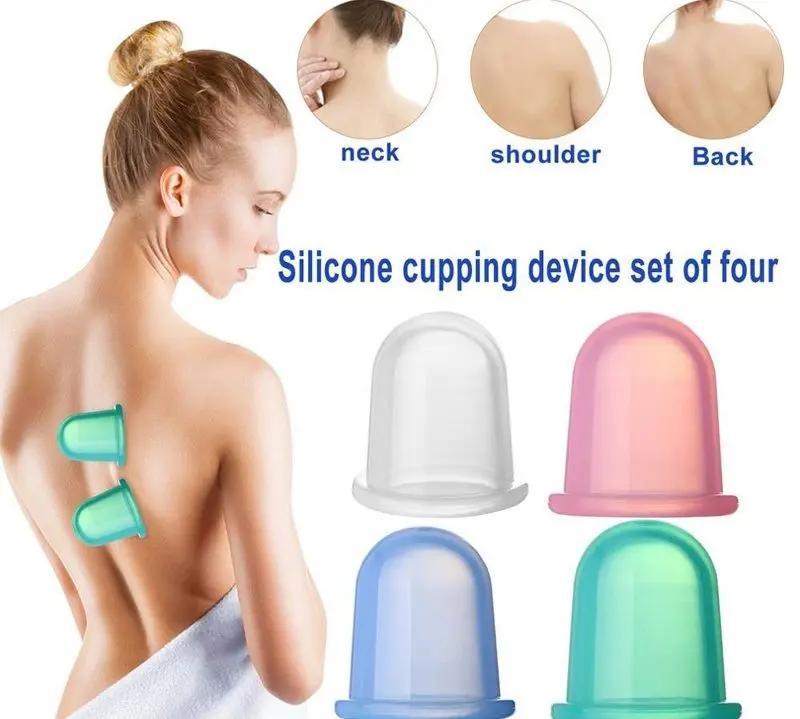 4in1 Vacuum Cans Banks Slimming Plastic Suction Cupping Therapy Kee...